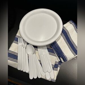 Picnic blanket and napkins